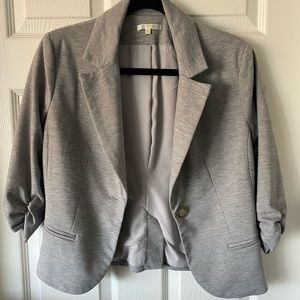 Jersey 3/4 Length Sleeve Blazer